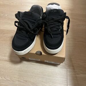 UGG Kids Black and White Sneakers